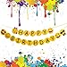 SIFAN Emoji Happy Birthday Banner, Funny Party Decorations Supplies