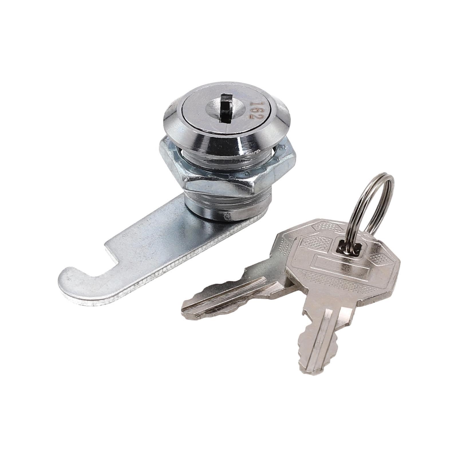 Dsfihjo 20Mm Mailbox Lock Mailbox Lock Cam 90 Degrees Metal Alloy Cylinder Cabinet Locker With 2 Keys Furniture Hardware