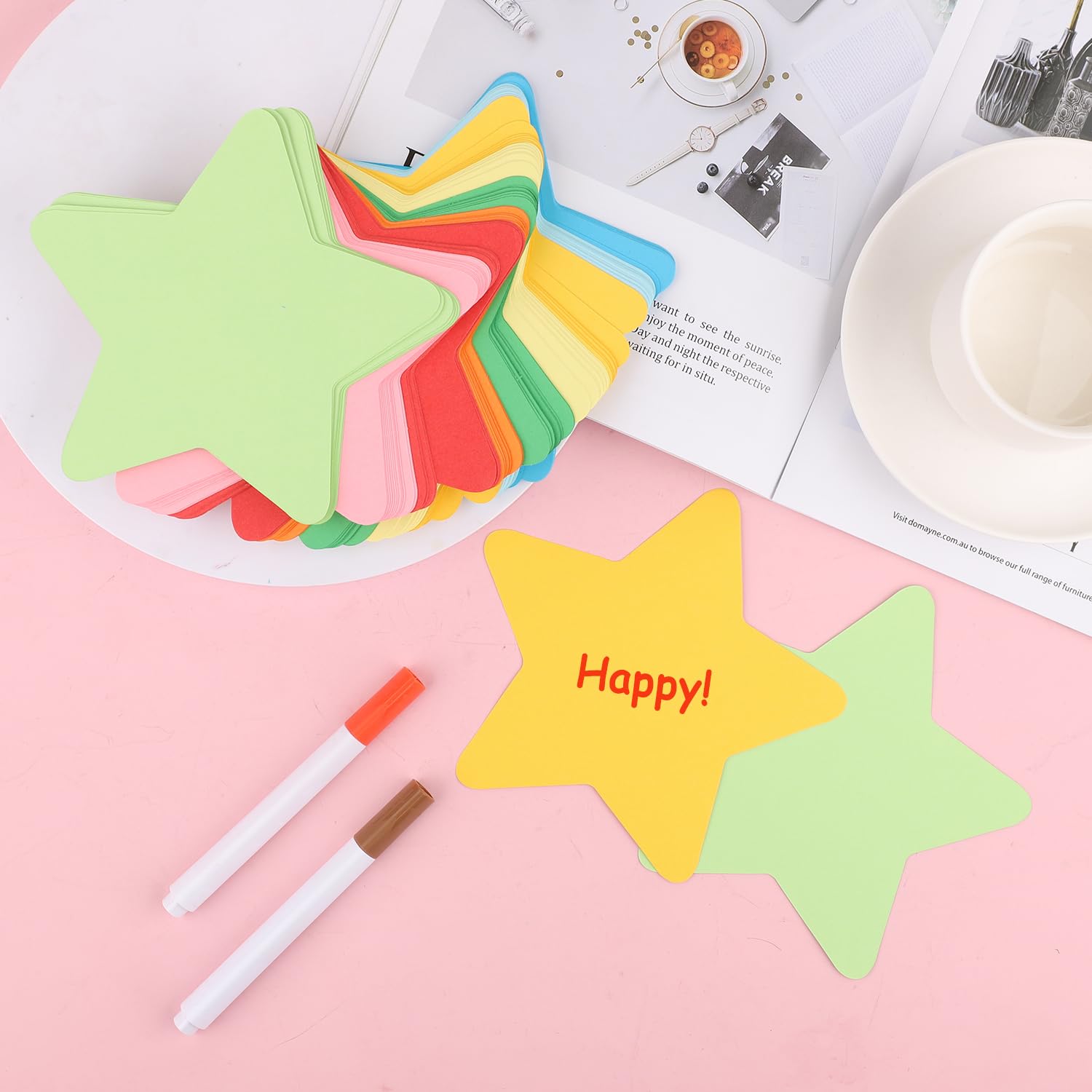 144pcs Star Cutouts Paper - Image 3