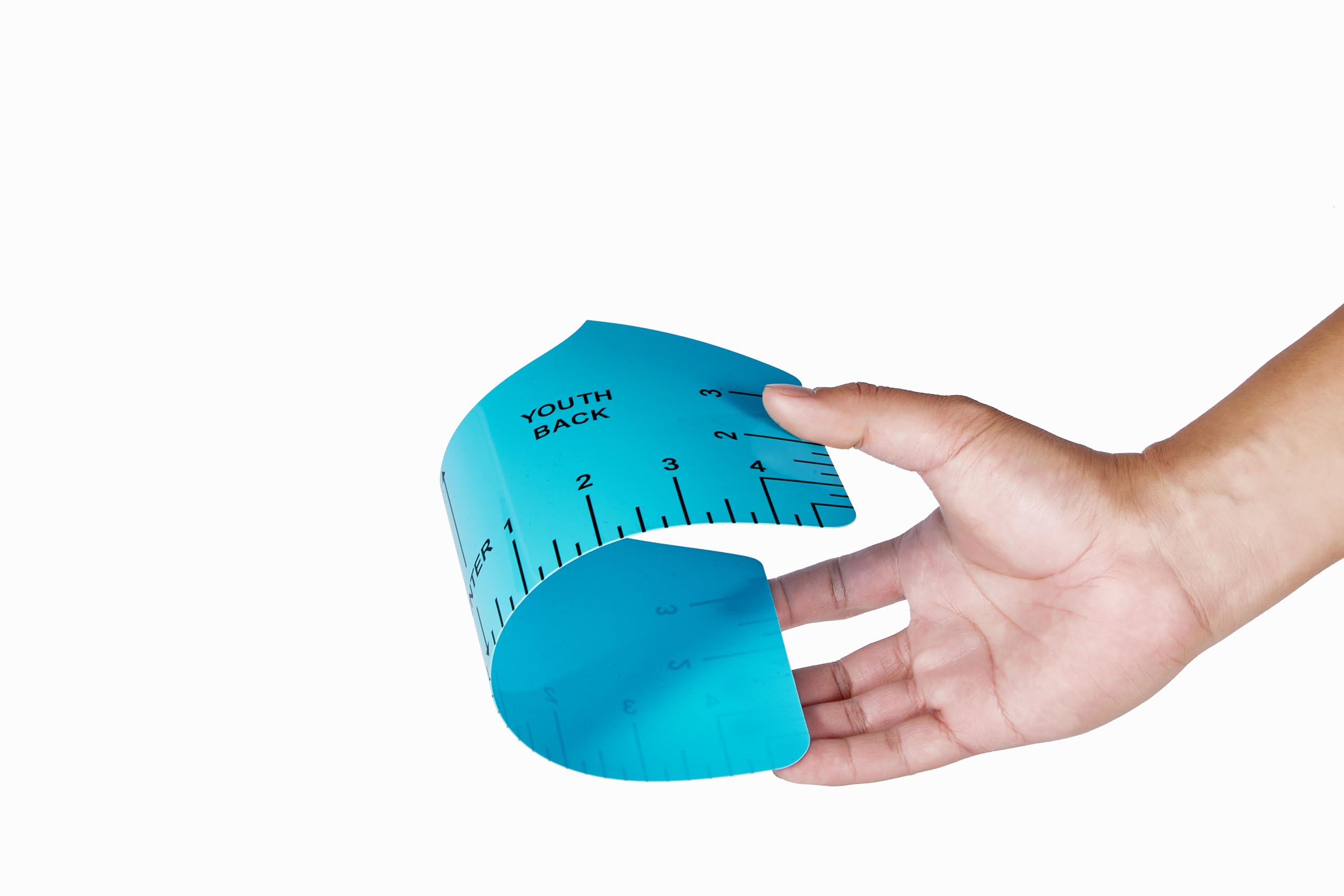 GLOCTO Tshirt Ruler for Vinyl and Rhinestone Template Alignment, Tshirt DIY Alignment Tool Placement for Heat Press