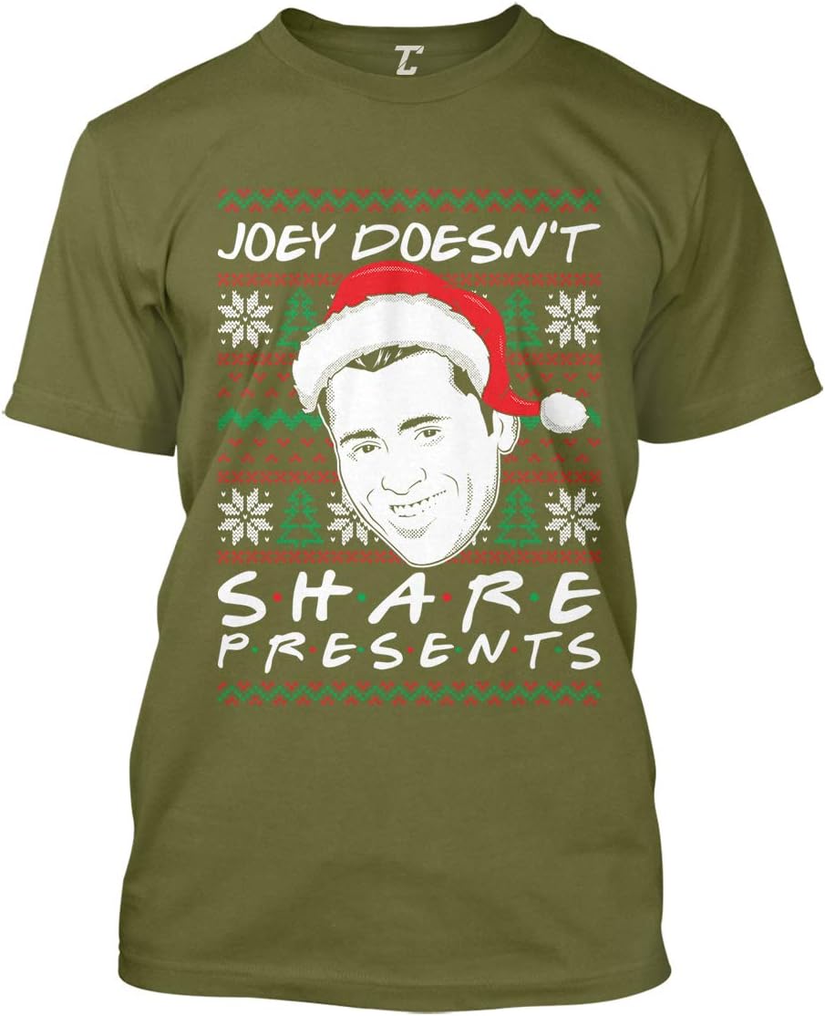 Tcombo Joey Doesn't Share Presents - Ugly Christmas Men's T-Shirt