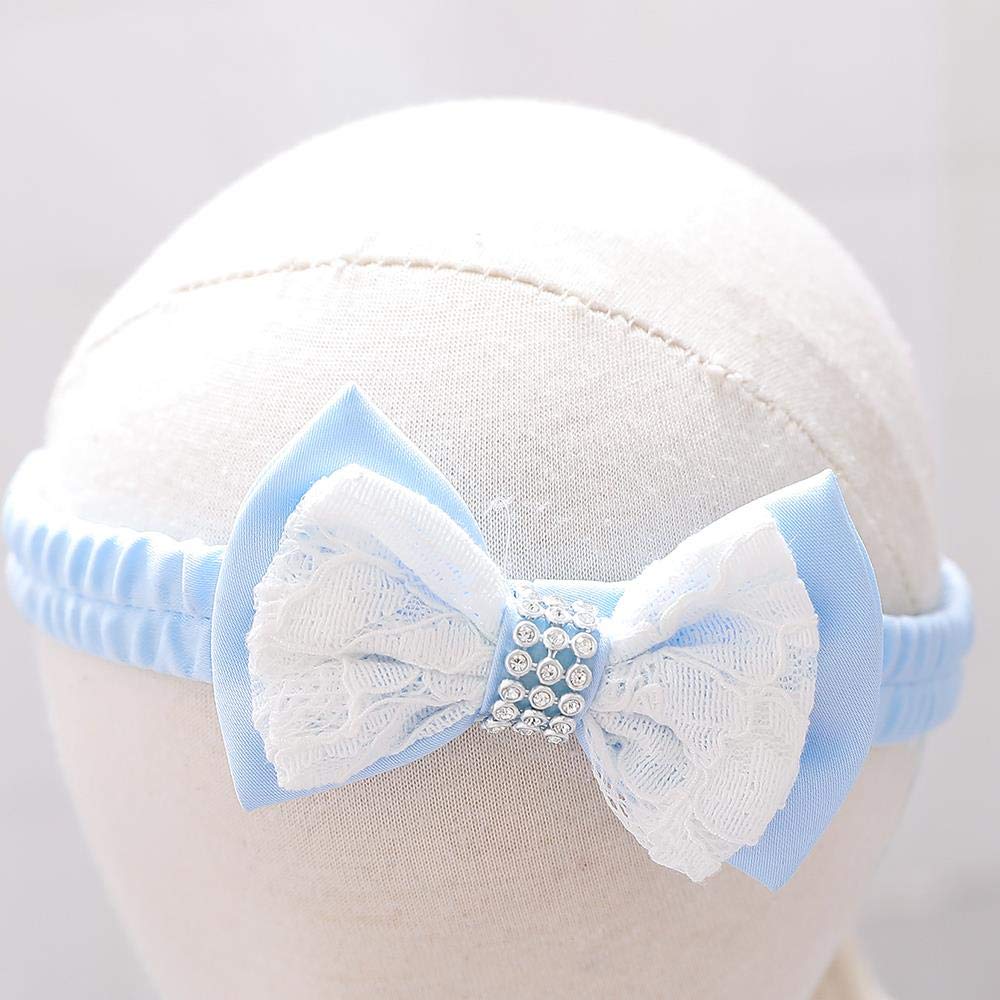 Lito Angels Vestidos Elegante Bebe Niña en Flor de Encaje Bordado y Tul, con Diadema de Lazo, para Boda Fiesta Ceremonia, Talla 3-24 Meses 426