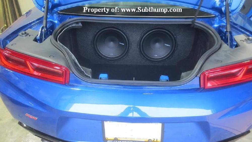 2016-2024 Camaro LT/LS/SS Coupe Dual 10 Rear Fire Subwoofer Box