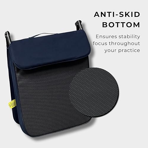 Miniatura 9 de Friends Of Meditation Buddha - Silla de meditación  Silla de yoga plegable portátil para adultos con soporte de espalda desmontable y cojín Zafu,