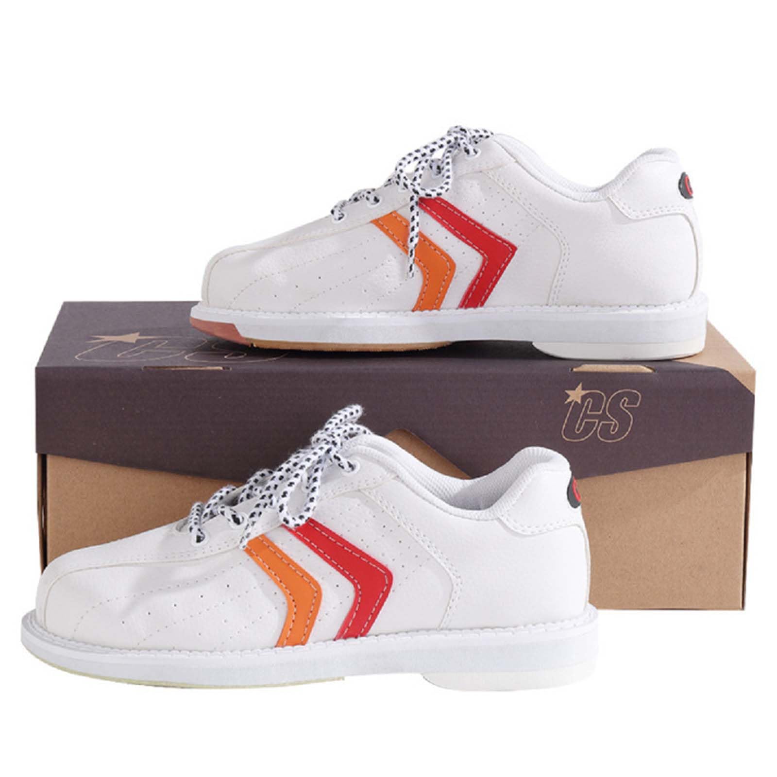 Chaussures de Bowling pour Hommes Baskets Bowling sur Gazon Chaussures Sport antidérapantes et résistantes à l'usure pour Les quilleurs droitiers