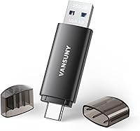 Vista 9 de Vansuny Unidad flash USB tipo C de 32 GB 2 en 1 USB A + cinta C OTG Flash Drive para Android Smartphone Tablet Computadora Portátil (azul)