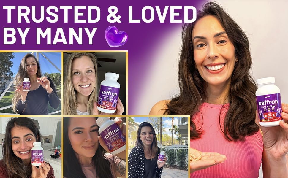 Saffron Supplements for Mood & Focus | 88.5mg Pure Saffron Extract | 3rd Party Tested | Made in USA | 3 Month Supply | 90 Capsules - Image 6