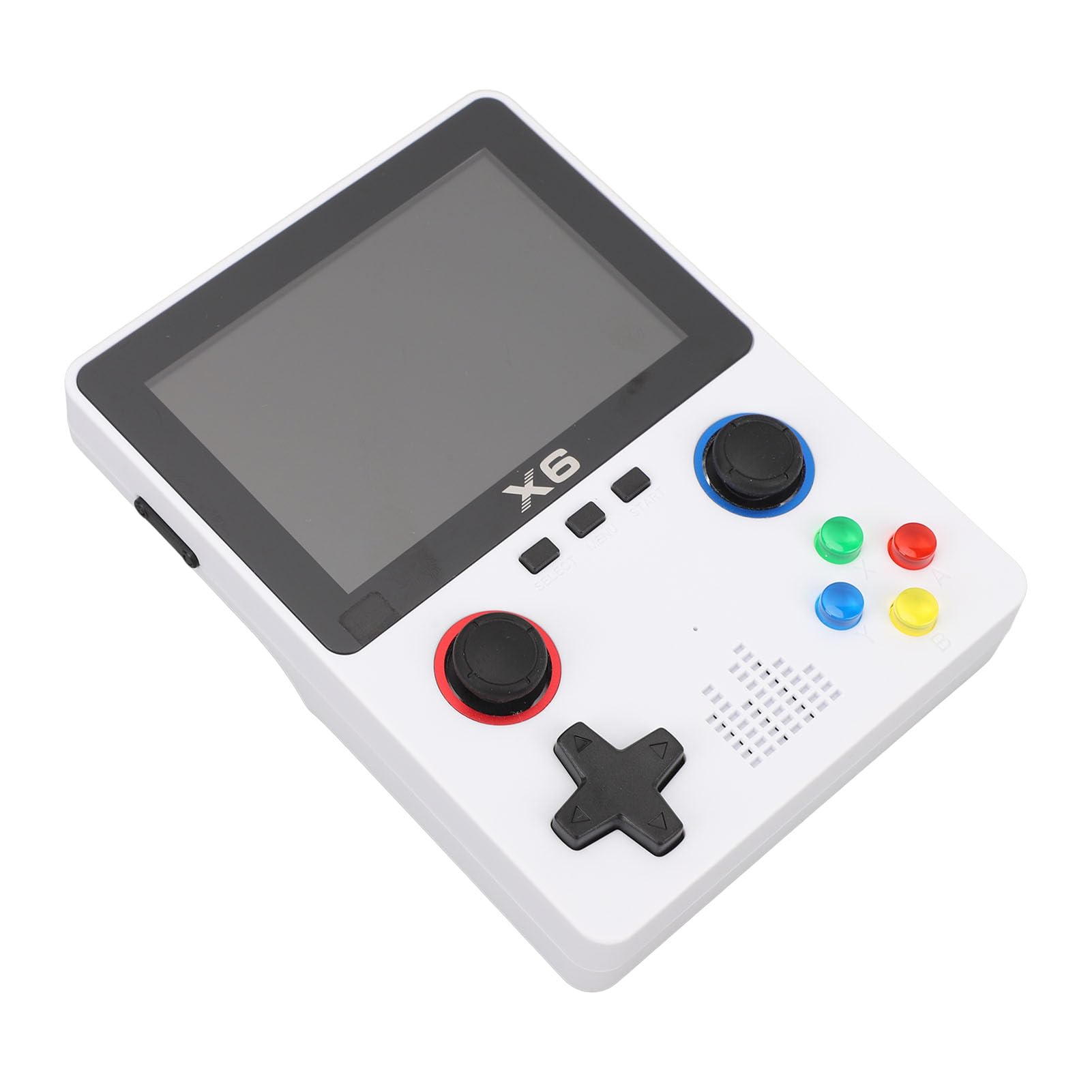 AMONIDA Console da Gioco retrò con Schermo IPS da 3,5" e Batteria da 2000 MAh per il Divertimento dei Giocatori Adulti con Scheda di Memoria da 32 GB (WHITE)