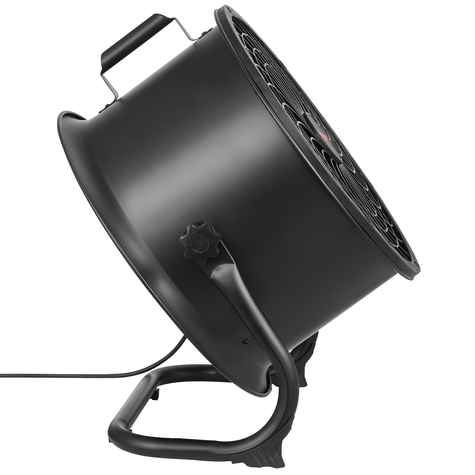 VEVOR Ventilador de Piso de Alta Velocidad de 3 Velocidades, 2520 CFM, Inclinación de 360°, Flujo de Aire de 7,2 m/s, para el Gimnasio, la Tienda Comercial y el Dormitorio, 254 x 508 x 584 mm