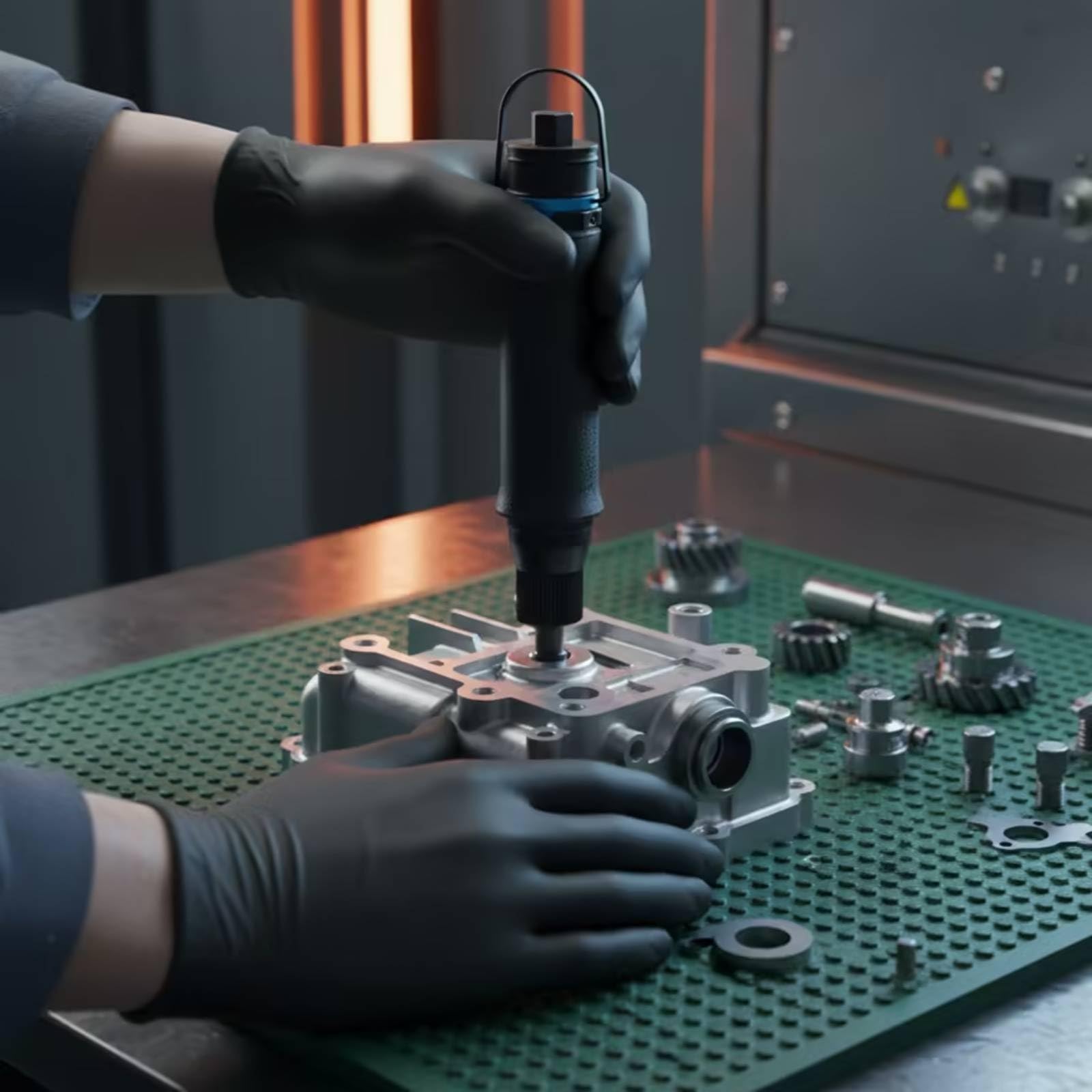 Avvitatore Pneumatico Ad Impulsi Cacciavite Pneumatico con Arresto Alla Coppia Preimpostata Cambio Punta Veloce Inclusi, style to 12