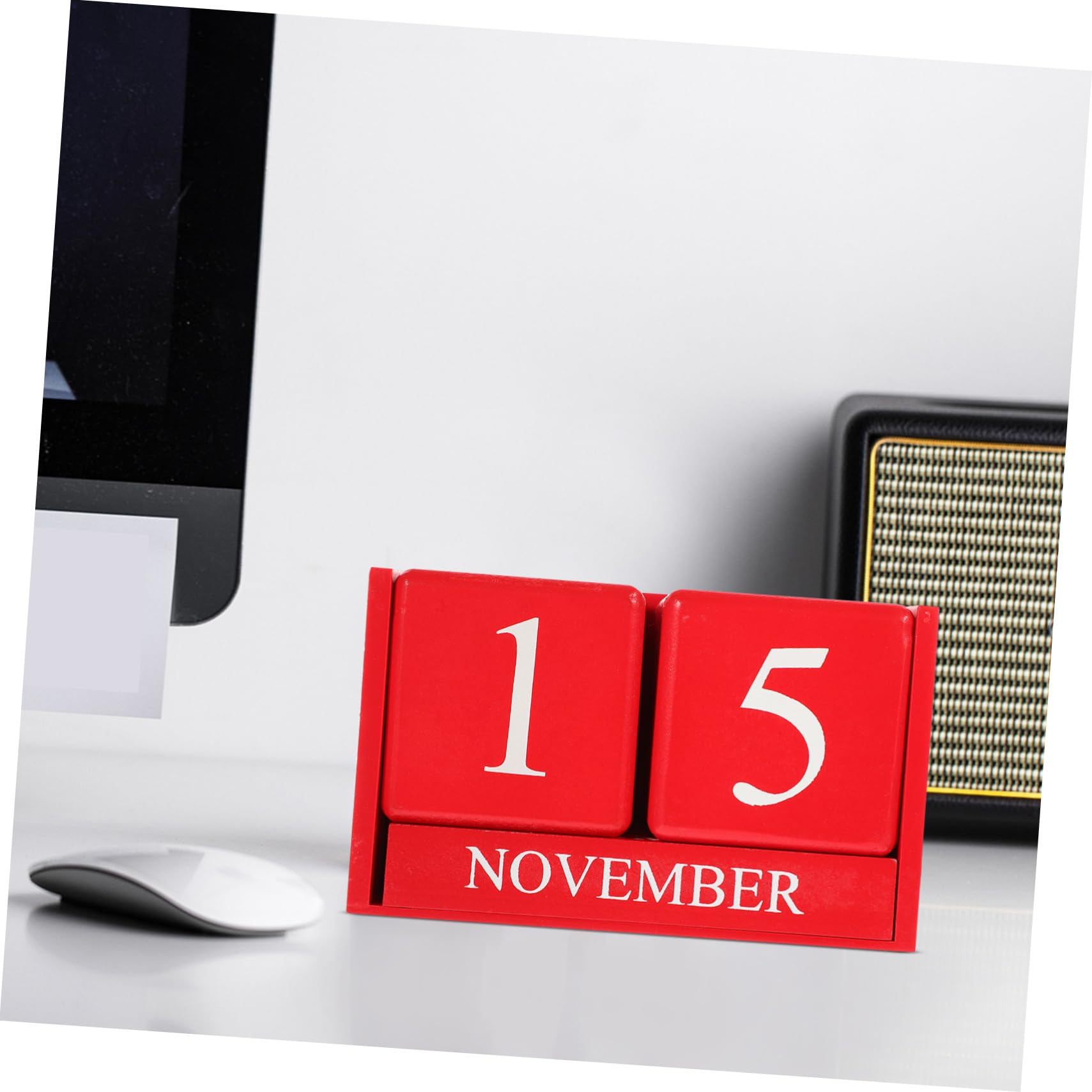 TEHAUX 3piezas Calendario Perpetuo De Mesa De Estilo Europeo Decoración De Oficina y Hogar Calendario De Bloques De Creativo Accesorio De Escritorio Elegante Para Cafés y Restaurantes