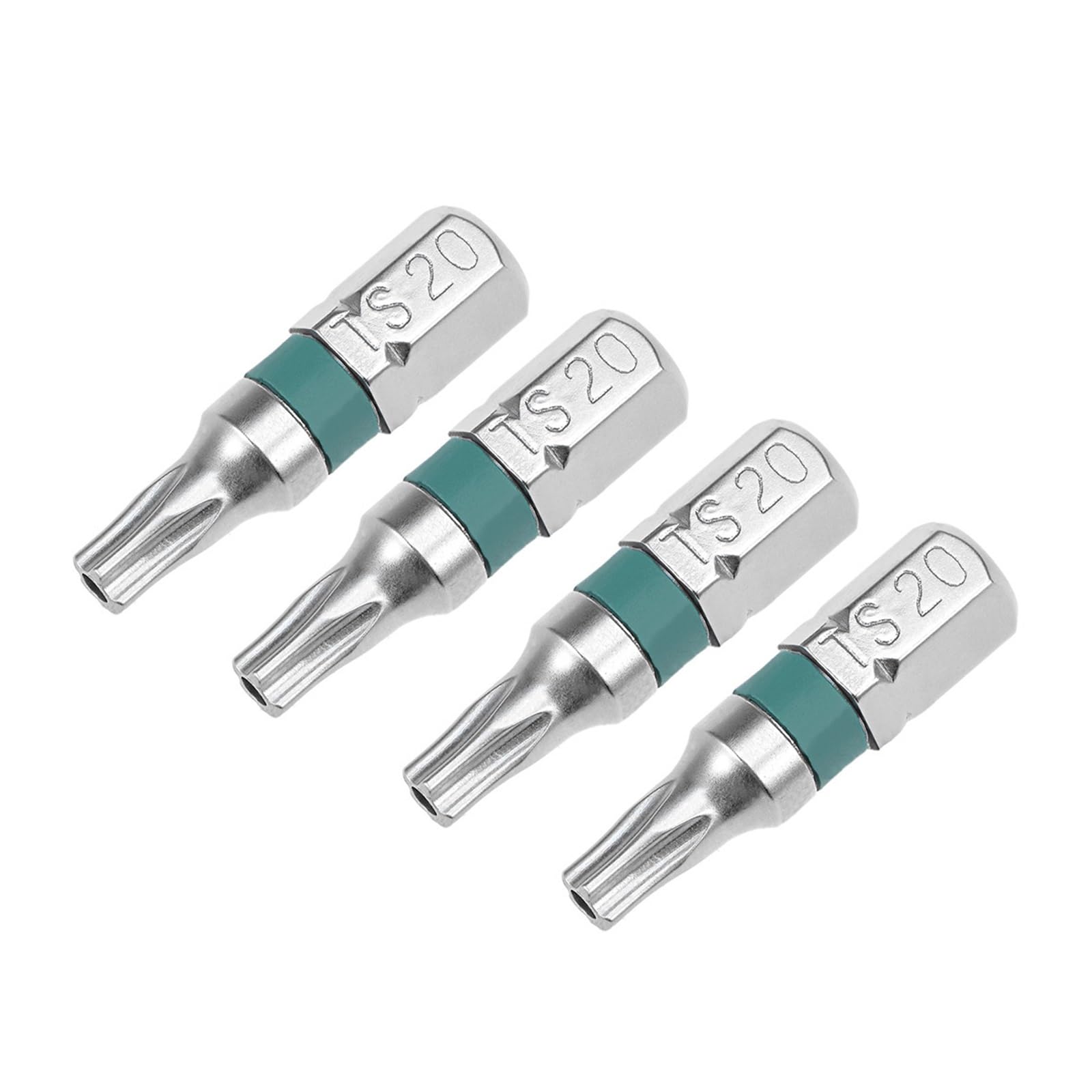 4 embouts de tournevis 25 mm H2,5/3, T40/8/10/27/15, TS20. | Conception courte de 25 mm, tailles communes mixtes(4pcs T27)