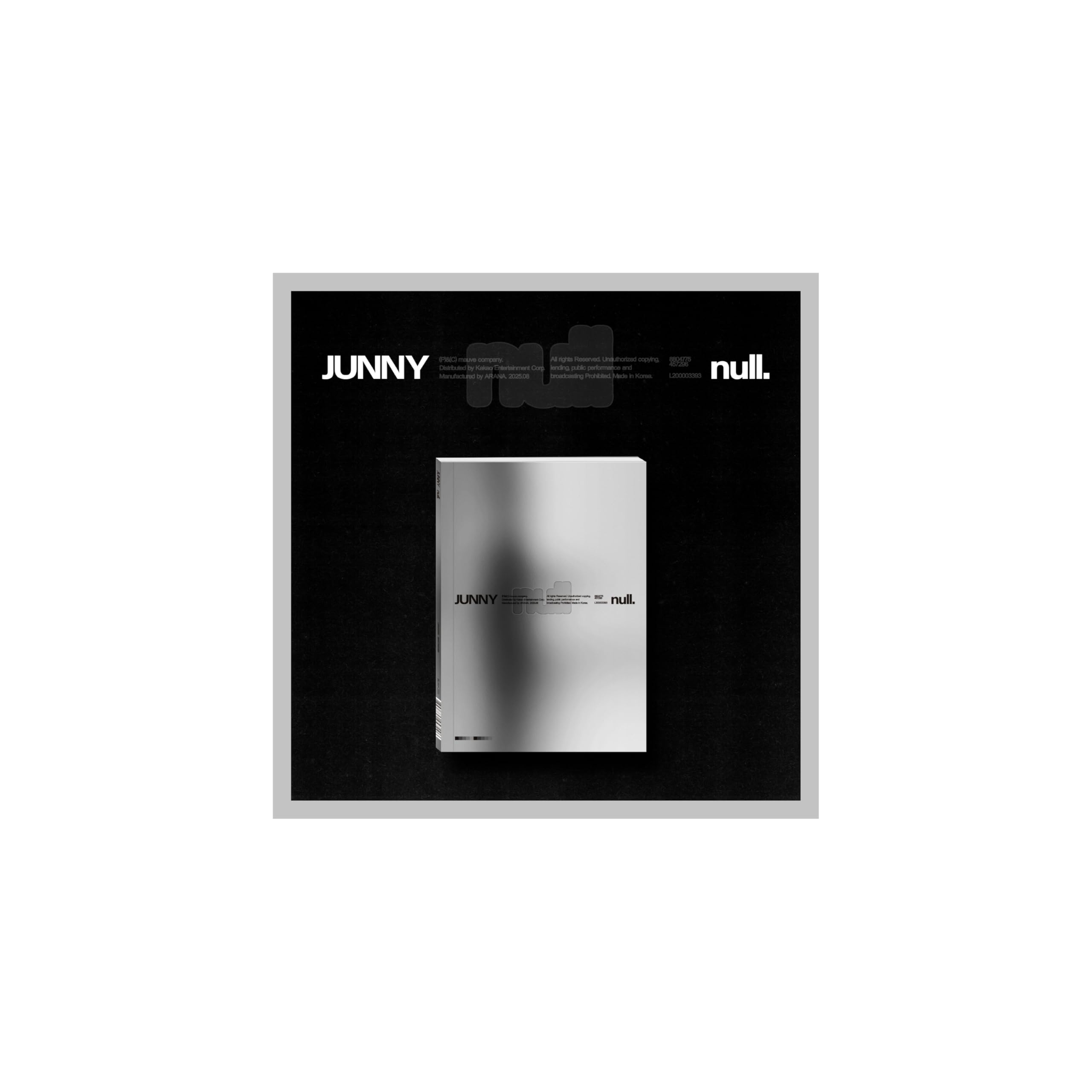 CD JUNNY NULL 2ème album de musique coréenne scellé avec suivi