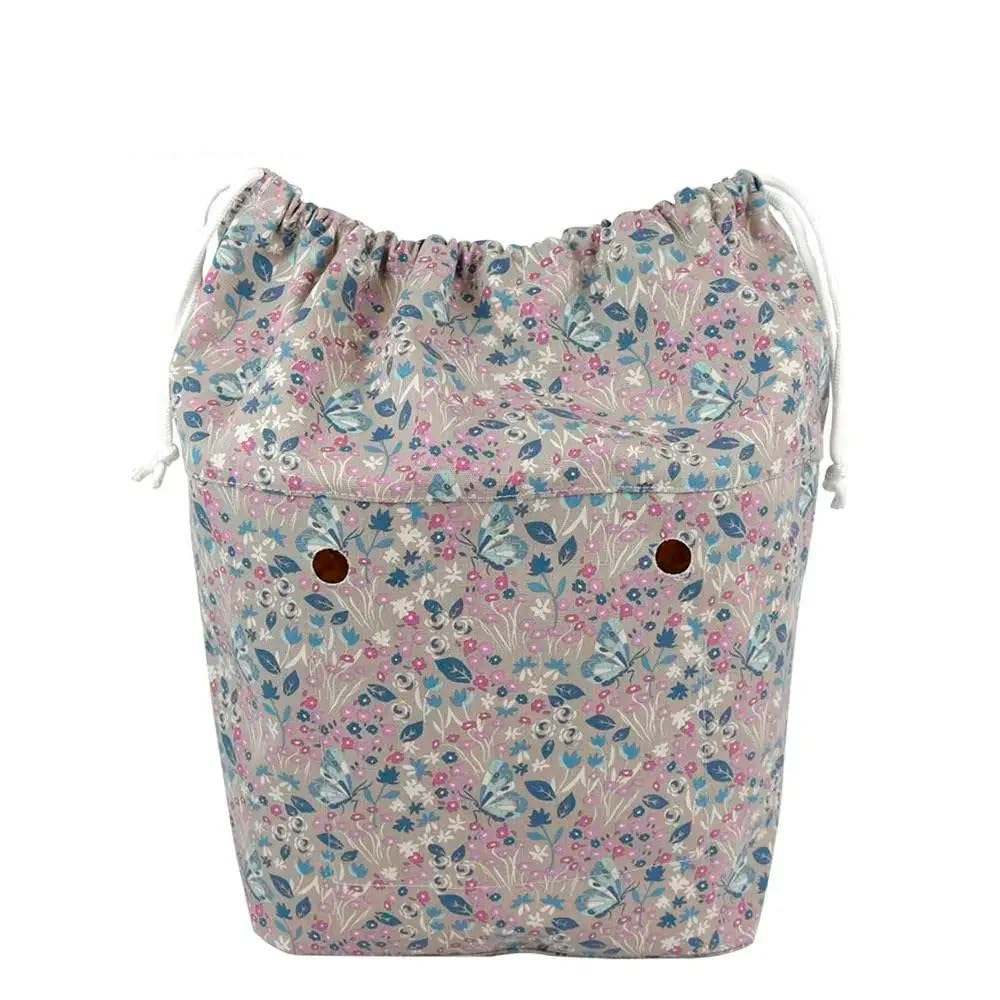 nuovo grande Capacità Classico Mini Coulisse Floreale Fodera Interna Inserto Obag Organizer per O bag Accessori Tasca Interna (modello 5,Classic Standard)