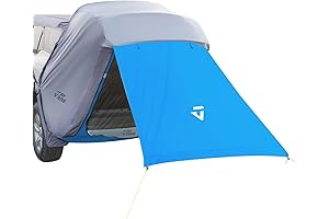 JOYTUTUS SUV Tailgate Tent with Expandable Awning Canopy