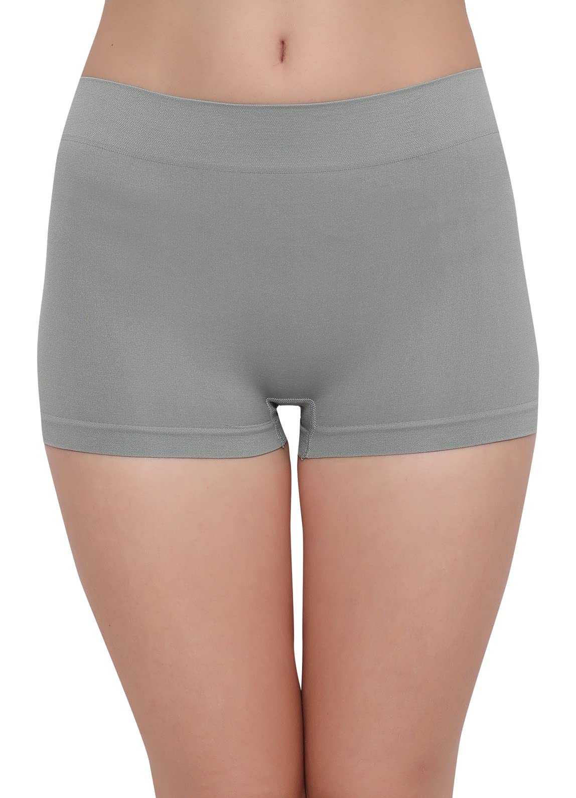 plumbury Women's Spandex Seamless Boyshort Panty,Free Size-picture-38