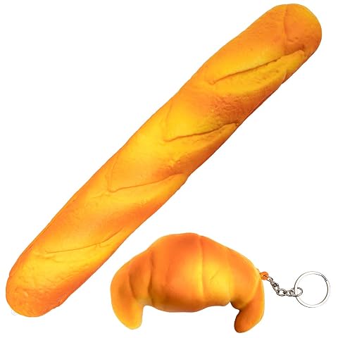 Soft Toast Bread Baguette Shape Anti-Skid Keyboard Wrist Rest Support Mouse Wrist Support for Office Computer Laptop Mac