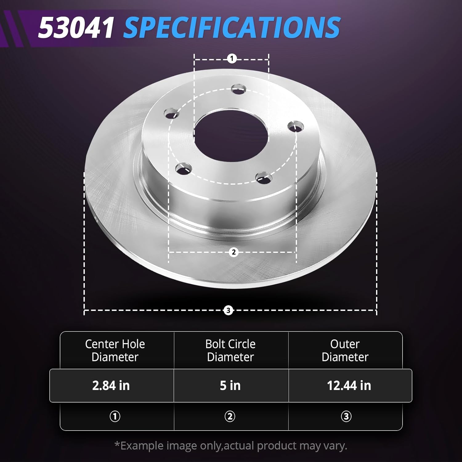 Rear Brake Rotors Replacement for Jeep Wrangler 2007 2008 2009 2010 2011 2012 2013 2014 2015 2016 2017, Jeep Wrangler JK 2018 Brakes, 12.44" Rear