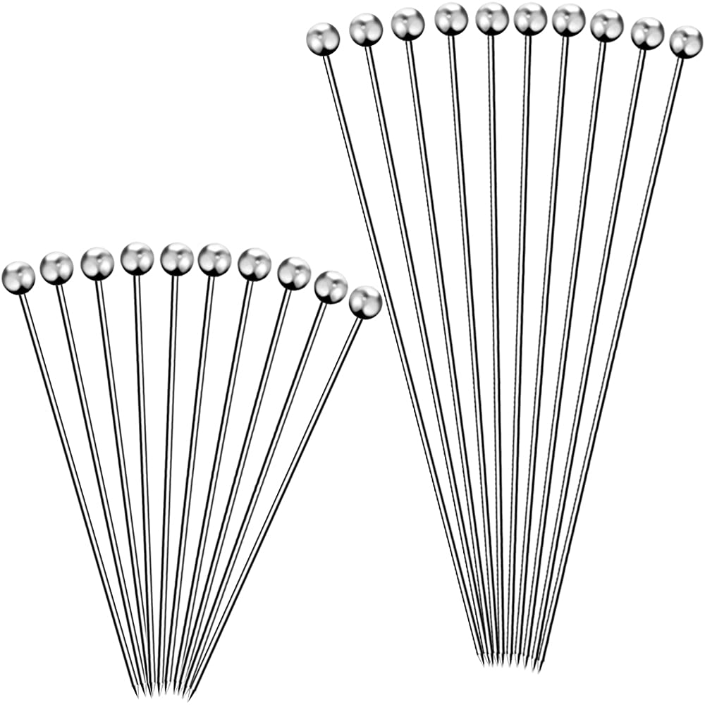 Red Heart Cocktail Picks, Valentines Day Decorations Toothpicks for Appetizers, Decorative Bamboo Skewers, 4.7 IN Long Fancy Wooden Cocktail Sticks for Party Drinks Food Wedding décor 100PCS