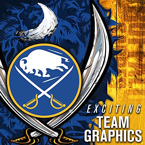 image for Franklin Sports Buffalo Sabres NHL Hockey Goalie Face Mask - Goalie Ma