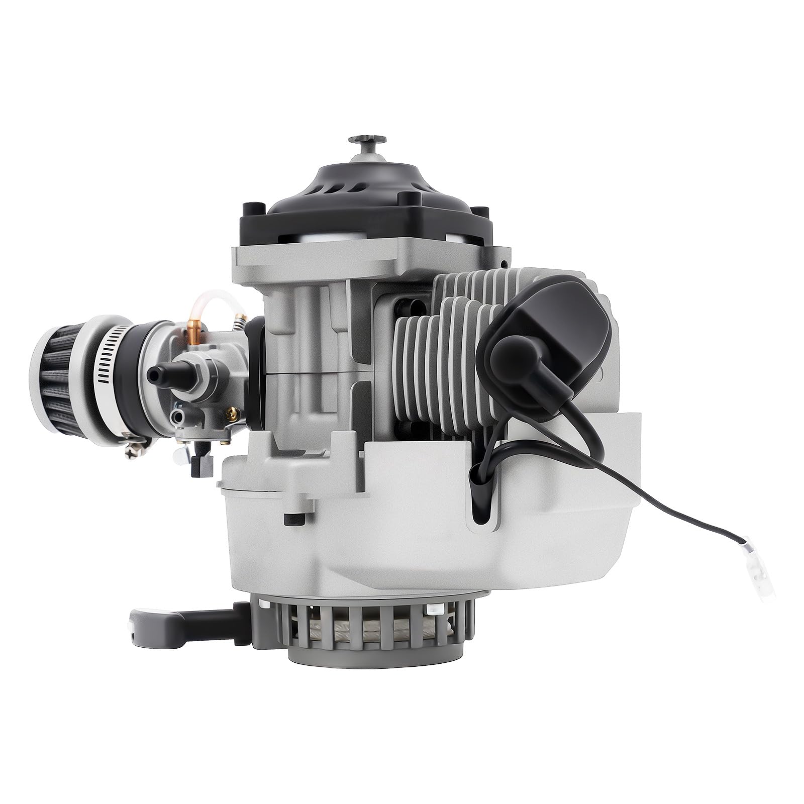 Mini motor de moto de 49 Cm3, motor de 2 tiempos, motor de dos tiempos, refrigerado por aire, apto para motocicletas con motor de dos tiempos, mini motocicletas todoterreno