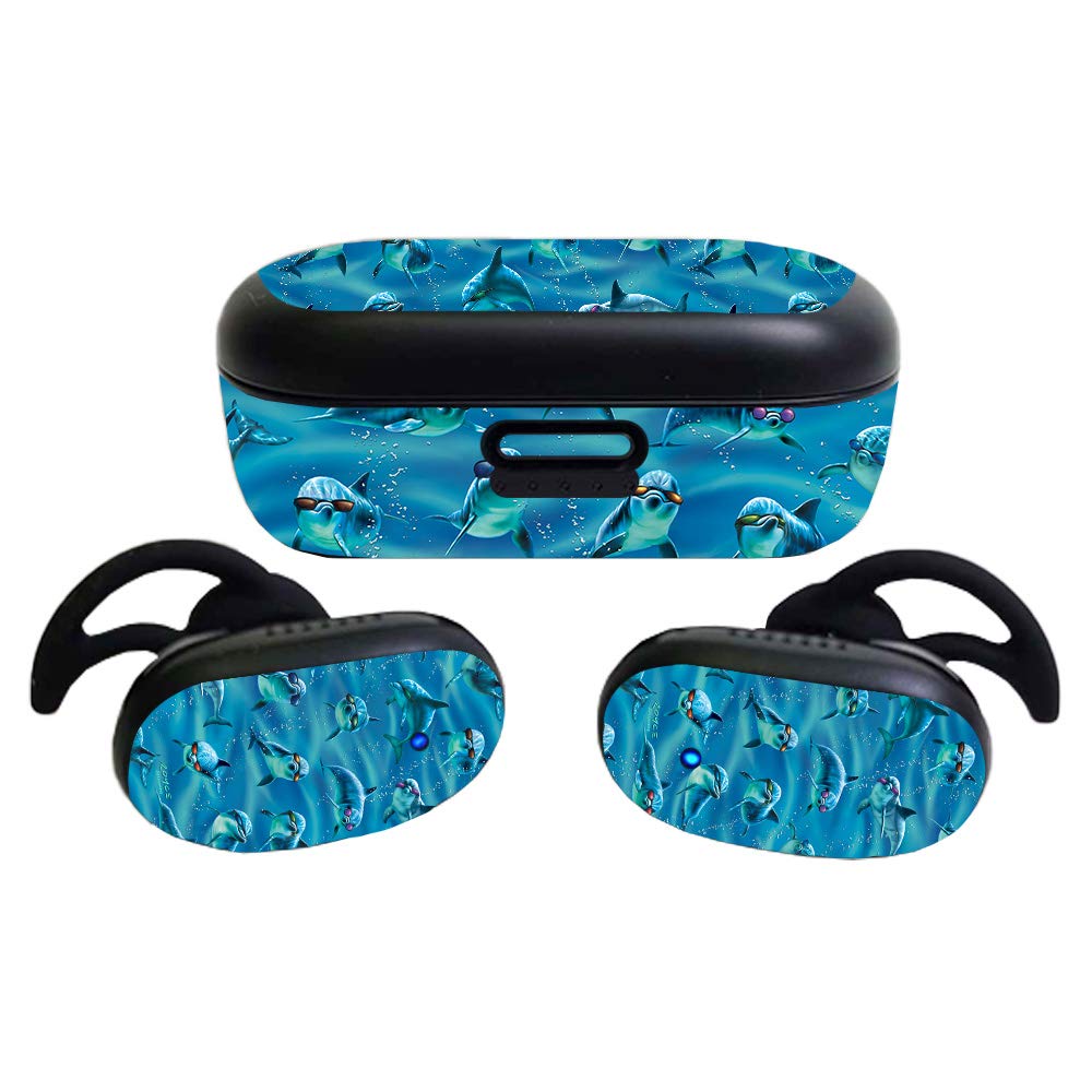 MIGHTY SKINS MightySkins Glossy Glitter Skin Compatible with Bose QuietComfort Earbuds (2020)
