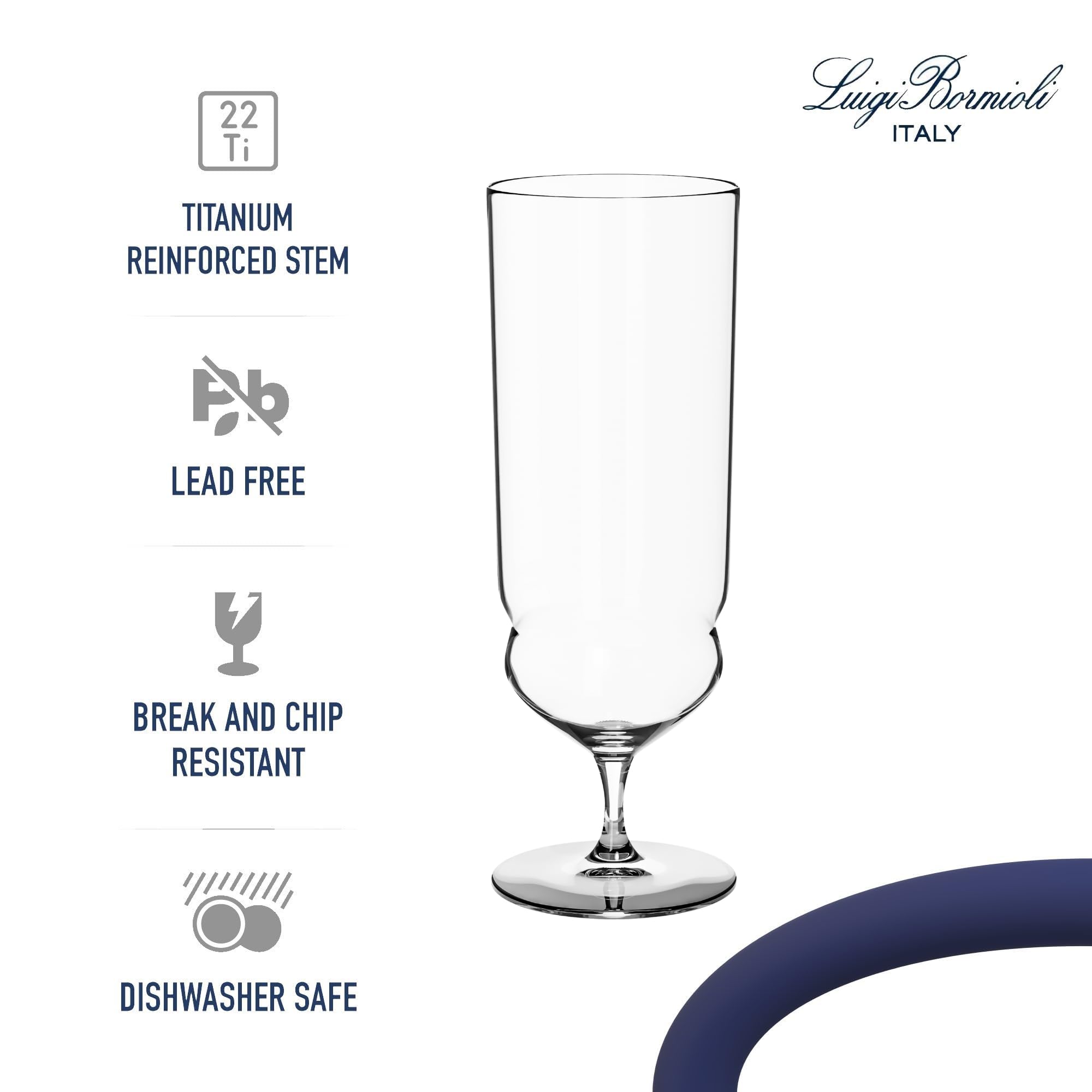 Luigi Bormioli Backdoor Cocktail Glasses - Tequila Sunrise -6