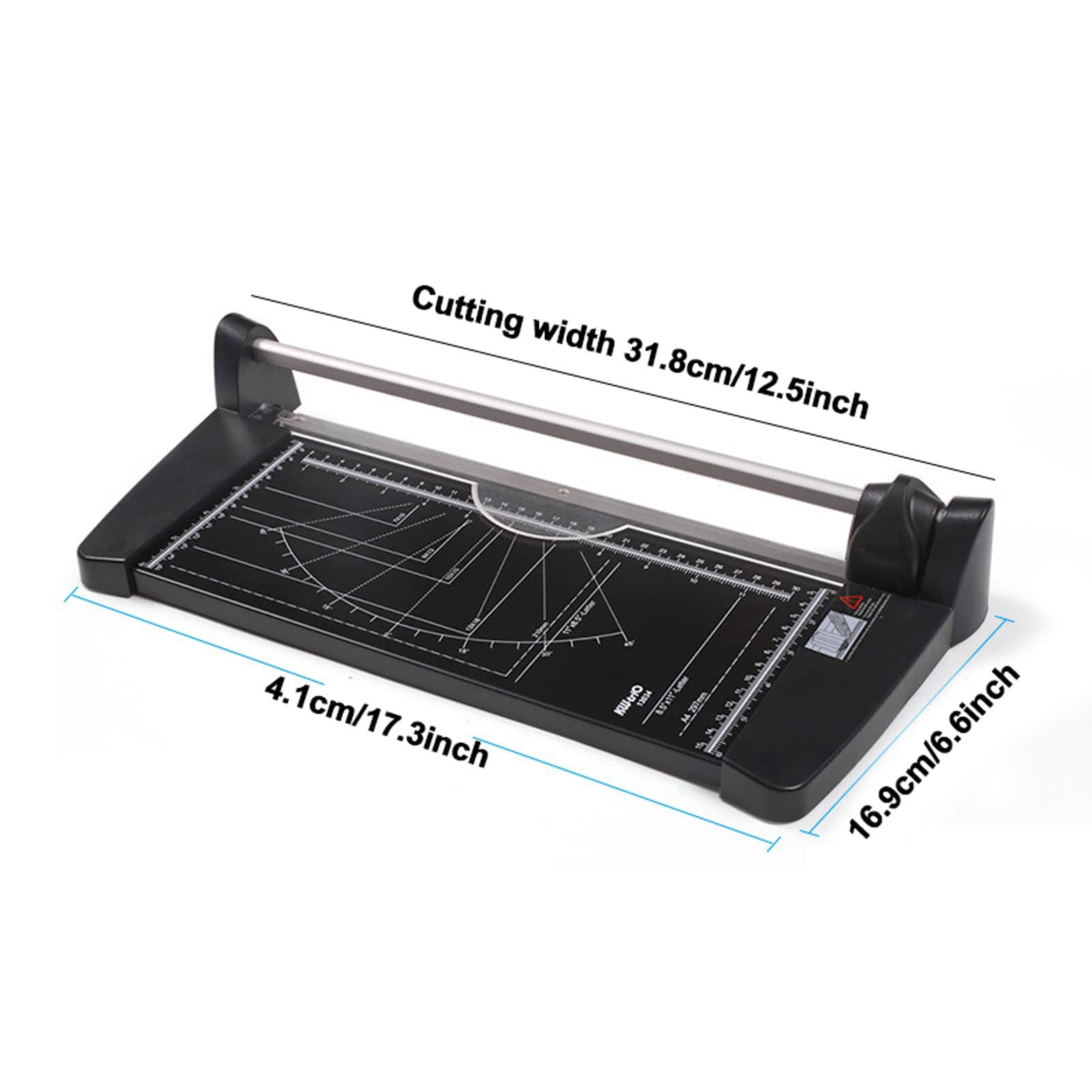Taglierina per carta resistente con base in metallo, capacità di 10 fogli per cartoncino e fogli di laminazione, taglierina a ghigliottina A4/A3/A2