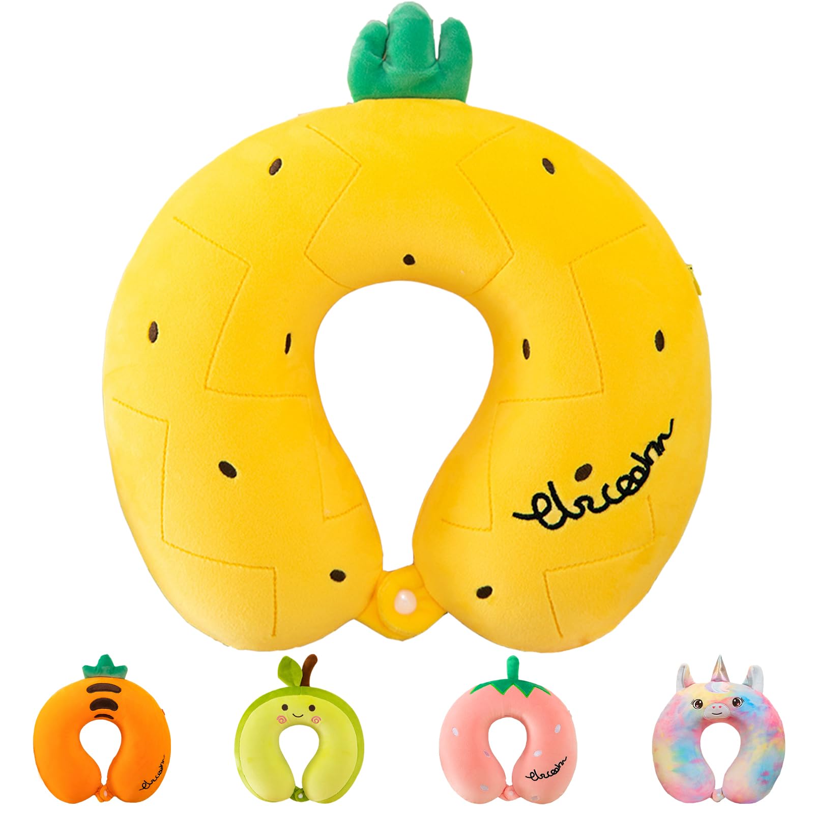 Wishstar Capybara Reisekissen - U-förmiges Nackenkissen Aus Memory-Schaum Für Kinder & Erwachsene