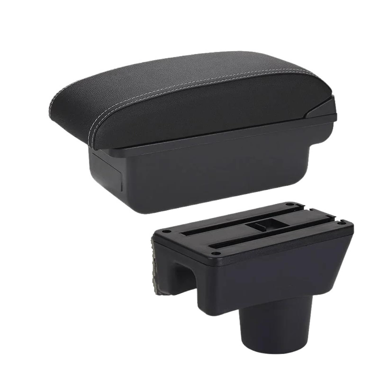 Otbehuwj C3 Black White Nousb For Mitsubishi For Attrage For Mirage Car Armrest Storage Box