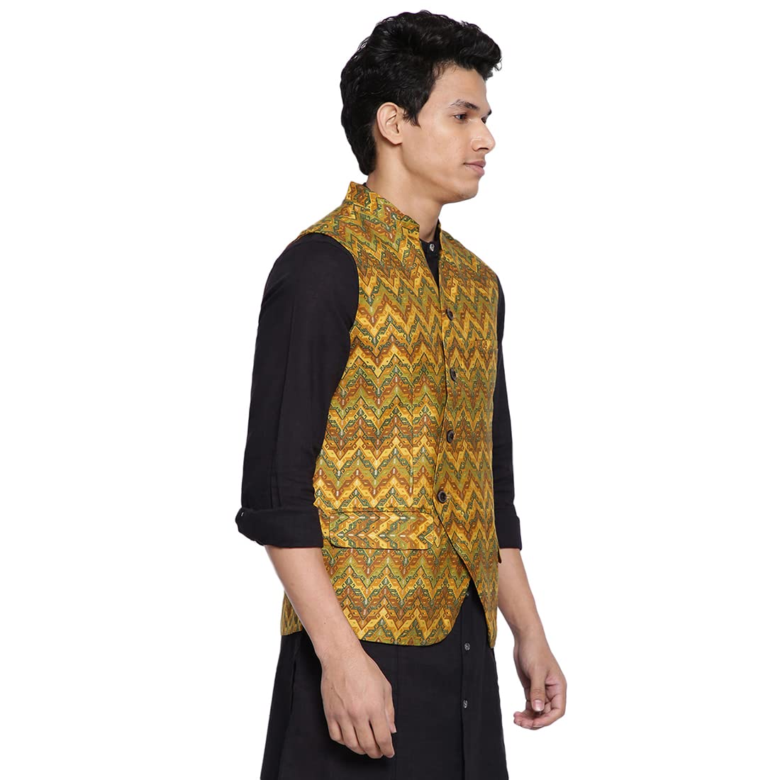 Fabindia Herren Nehru Jacke