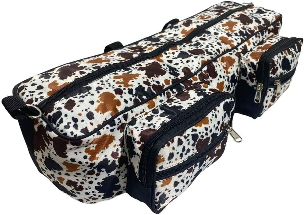 Showman Cow Print Cantle Bag