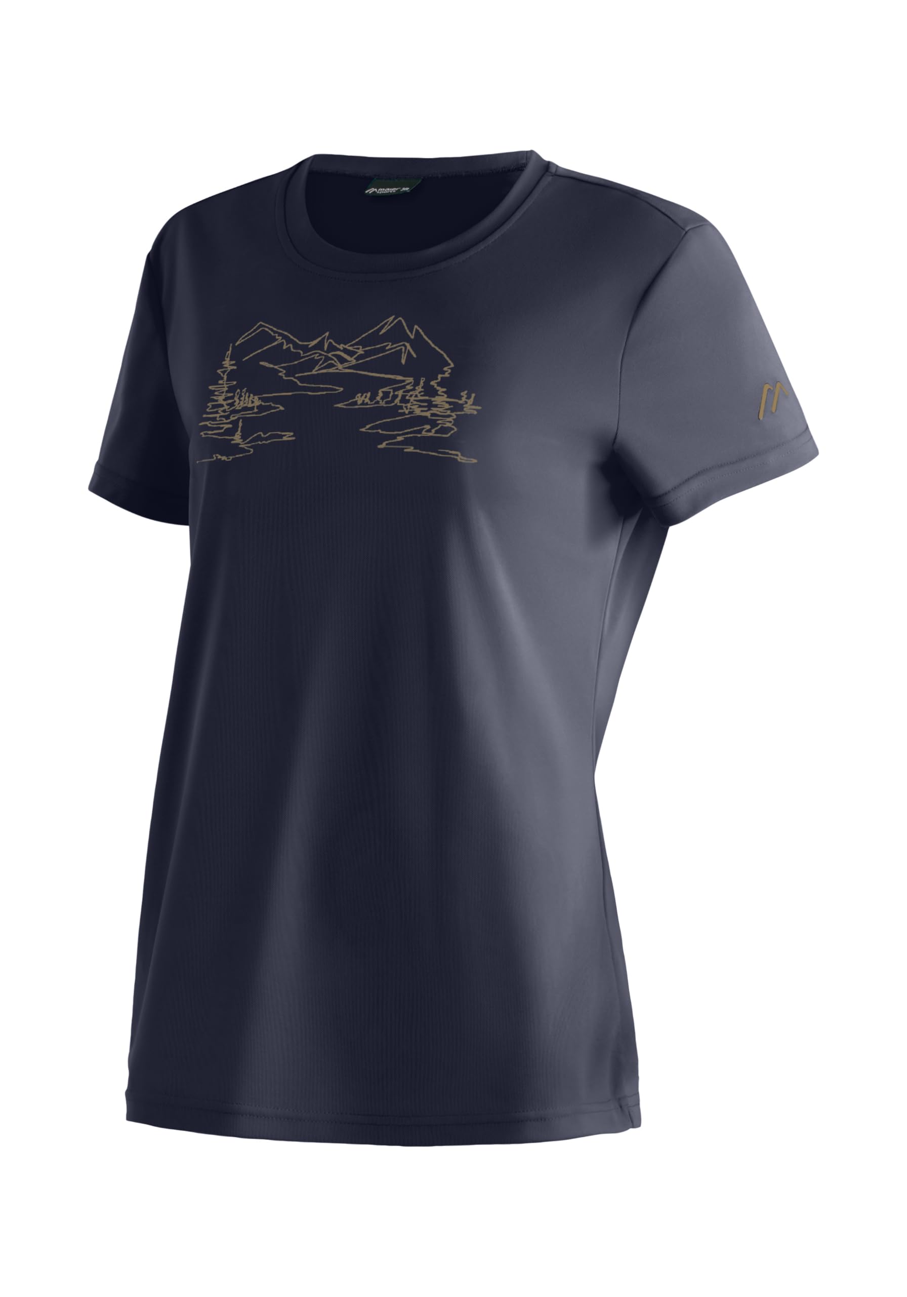 Maier Sports Damen Wilma Print Wander-Shirt
