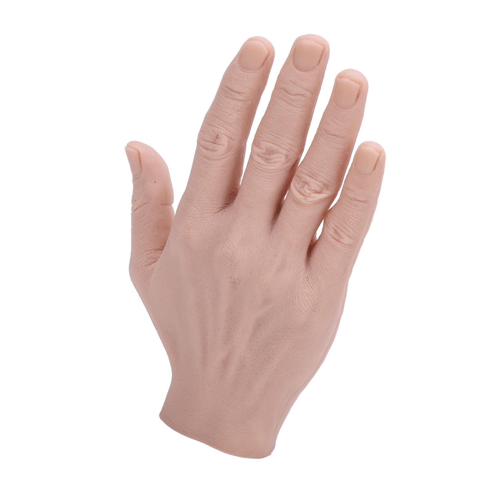 Silikon-Mannequin-Hand, Silikon-männliches Handmodell, Wiederverwendbares Simulations-Silikon-künstliches Handmodell, Biegbare Künstliche Hand für Festival-Requisiten, Malübungen