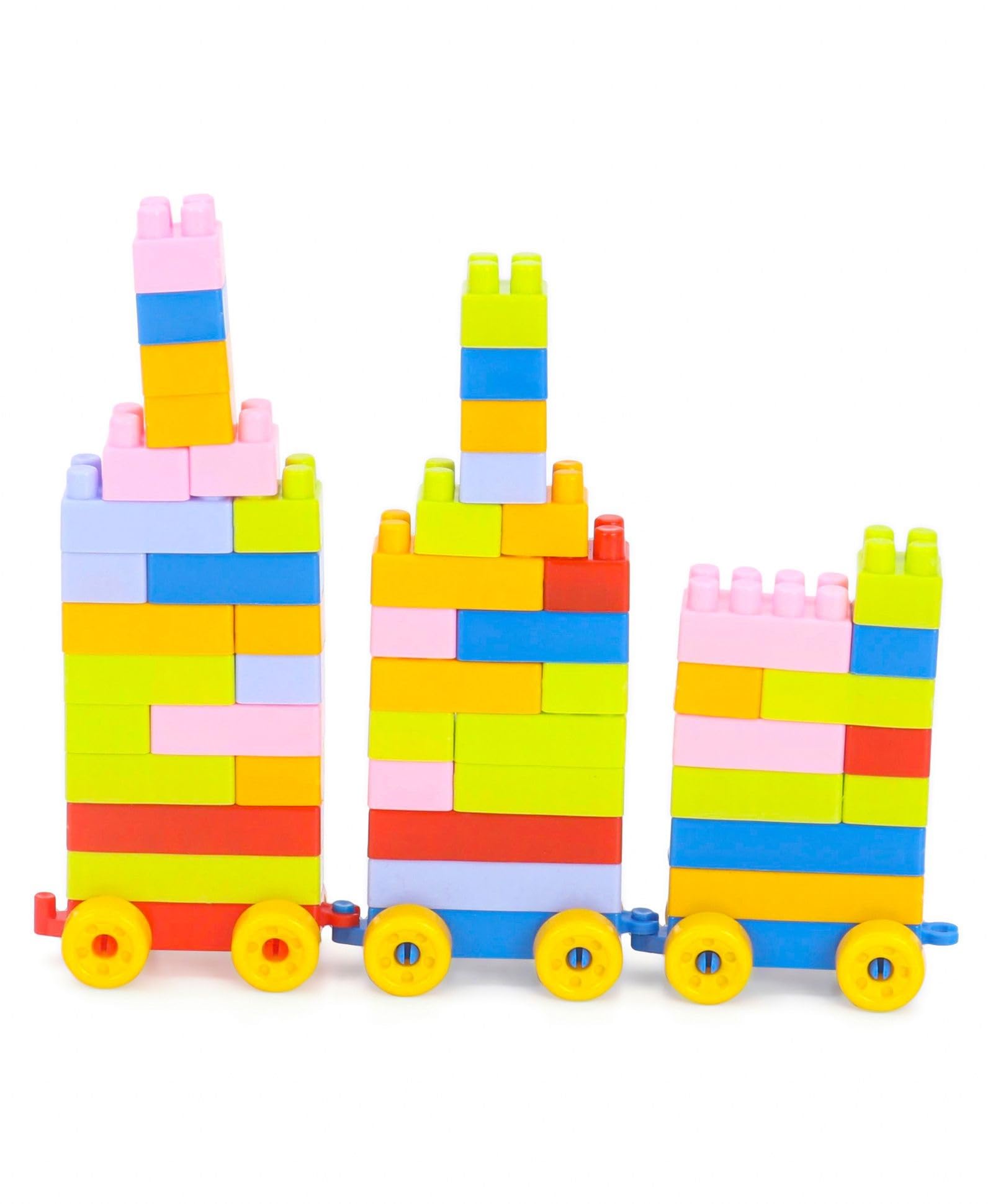 Toys Treasure We Deliver Smiles Junior Builder Play n Learn Building Blocks - 155 Pieces | Children Toy | Toys for Boys | Blocks for Kids | Building Blocks for Kids 3 Years - Image 4 thumbnail