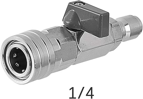 Miniatura 4 de Resistencia de alta presión de alta presión del conector rápido de la válvula de bola de la lavadora para la irrigación agrícola, 1 de 4inch