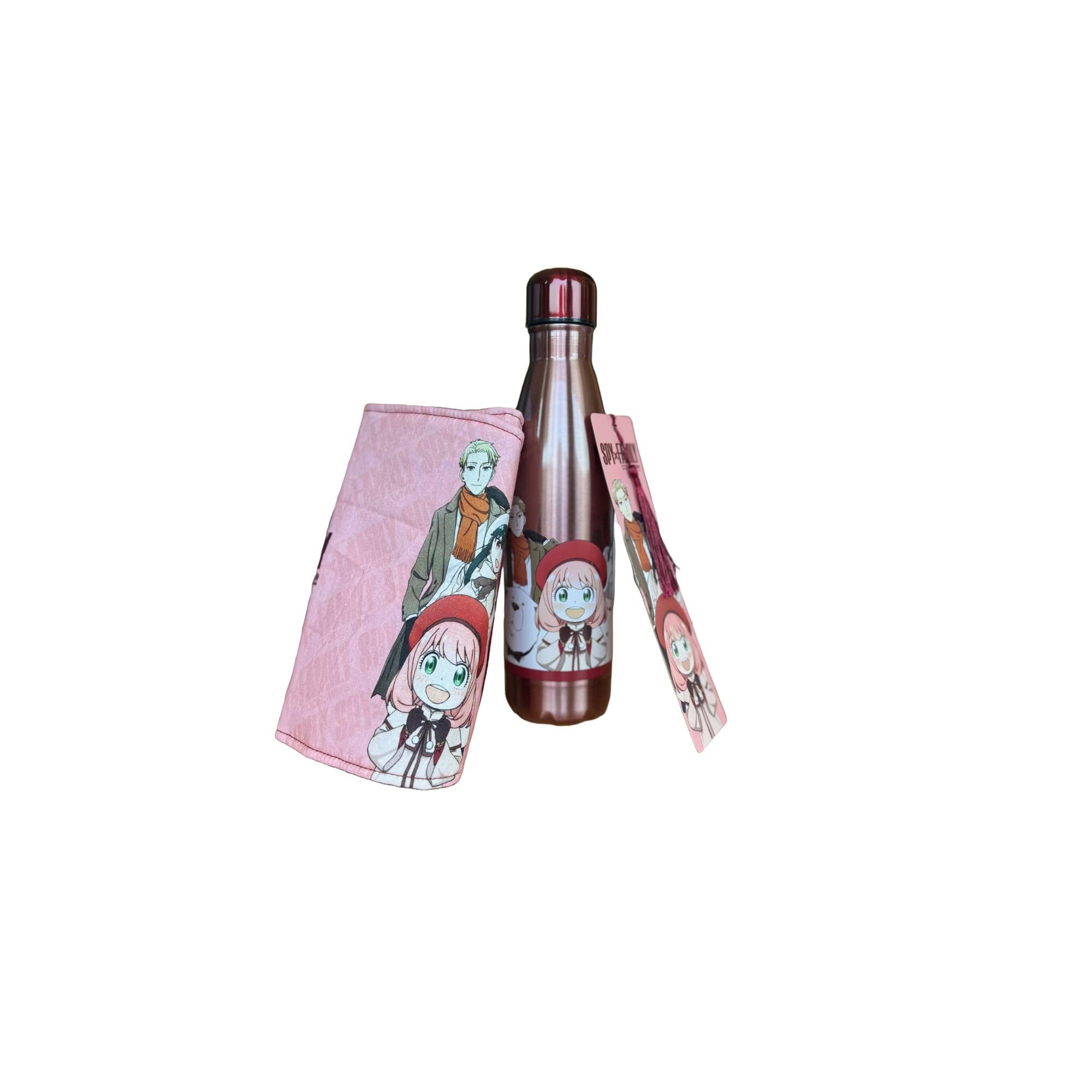 Homadict - Spy x Family Insulated Bottle Pack + Manga Protection - Decorative Manga Style Box - Officially Licensed