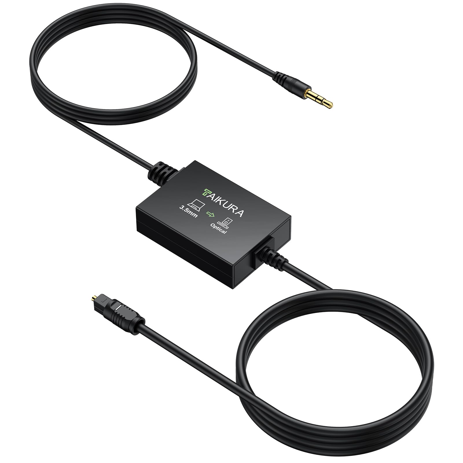 Câble convertisseur audio analogique vers numérique 3.5mm optique 1m 1.2m Plug and Play
