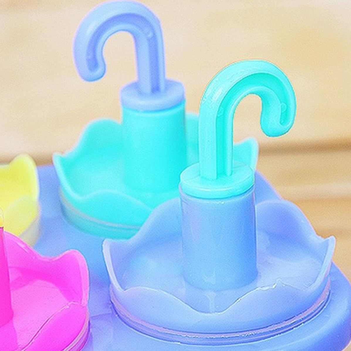 Umbrella Shaped Reusable Ice Pop Molds for Picnics and Parties
