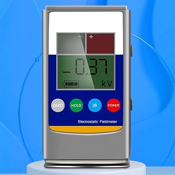 Handheld Electrostatic Field Meter with Infrared Detection for Material Testing