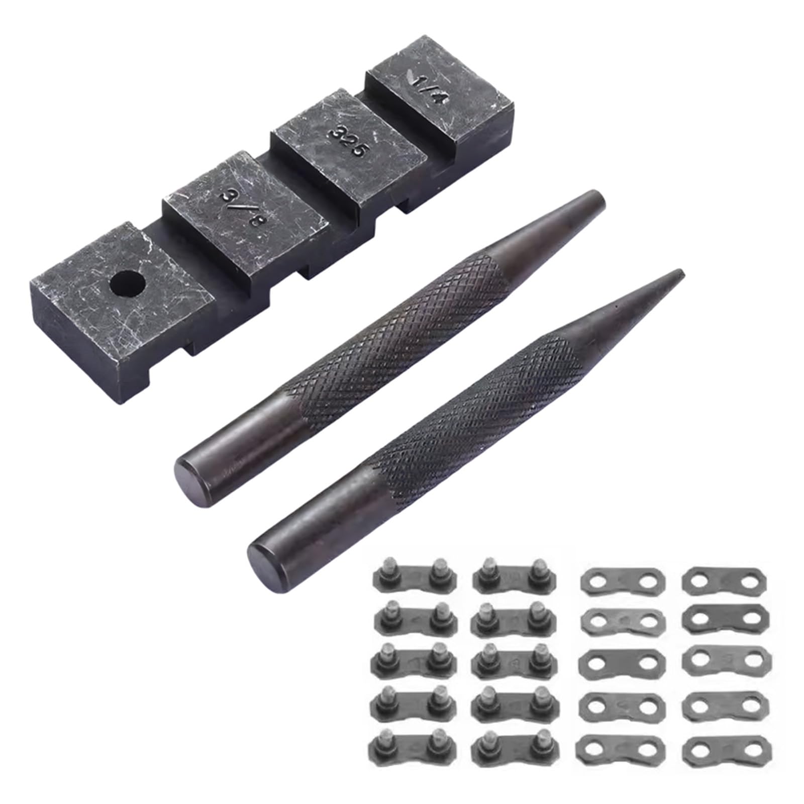Msioytog Multicolor Universally Chainsaw Chain Fixing Set Pocket Chainsaw Breaker Repairing Mending Tool Set Breaker Punches