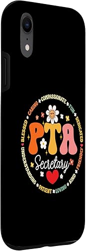 Miniatura 3 de iPhone XR Parents Teacher Association Team Supporter PTA Secretary Case