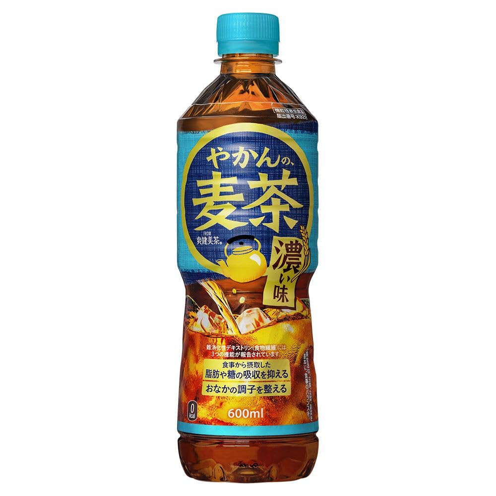 コカ・コーラ やかんの濃麦茶 from 爽健美茶 600mlPET ×24本