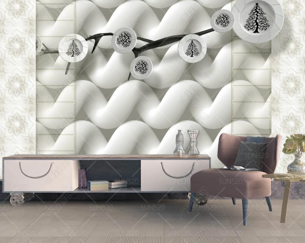 Poster géant mural relief œuvre d'art papier peint intissé haut de gamme