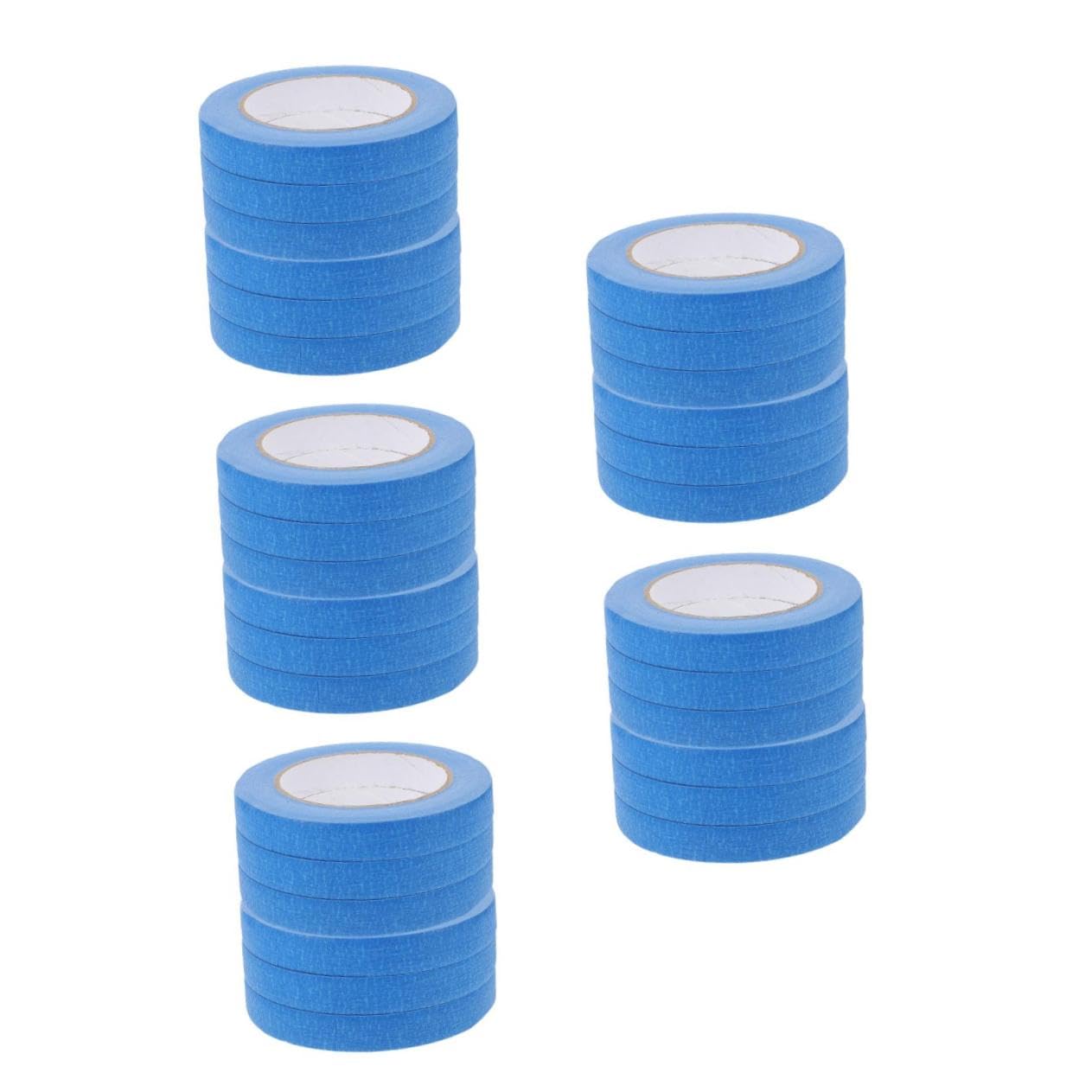 DOITOOL 5 Ensembles Ruban De Masquage Peinture De Bandes Adhésives Pour Artistes Utilisation Intérieure Extérieure Résistance Pour Protection Murs 6 Rouleaux*5