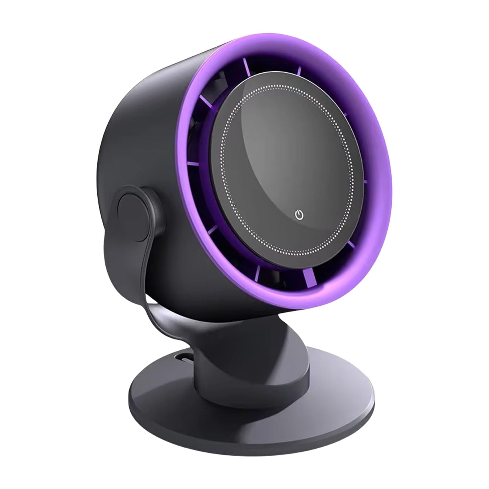 Jazuaiao Practical Small Desktop Fan Comfortable Wall Hanging Fan 4000mAh Rechargeable Air Cooling for Home Use Adjustable Speed