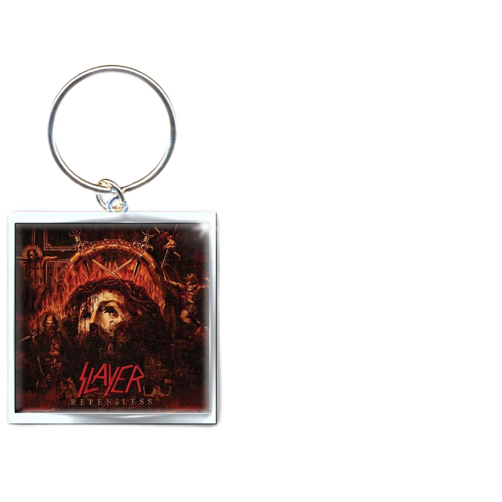 Slayer Keychain Repentless band logo Official Metal Keyring