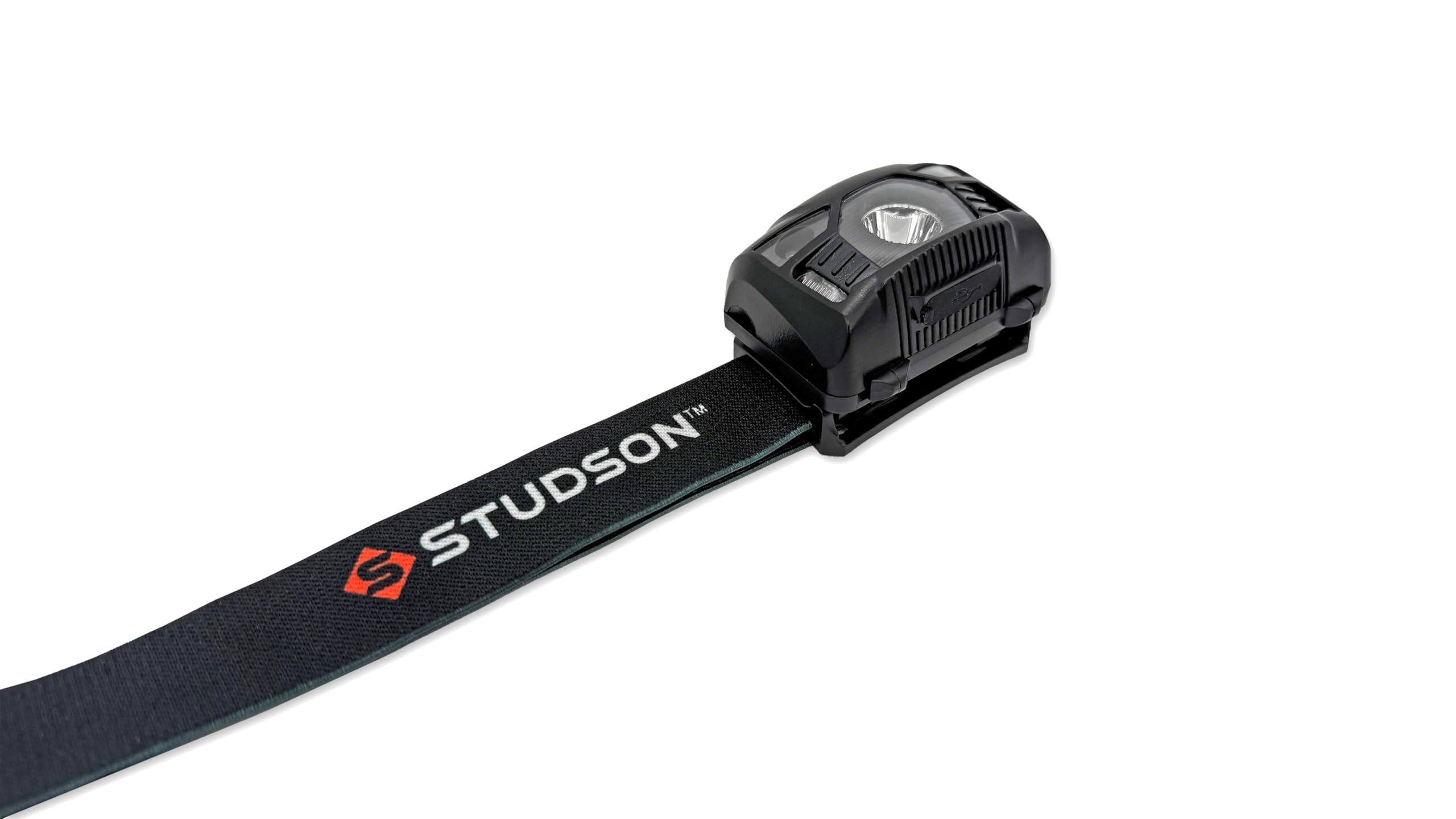 STUDSON SHK-1 Lampe frontale rechargeable standard – Lampe de travail LED 150 lumens avec activation du détecteur de mouvement, 5 modes d'éclairage, charge USB-C, ajustement léger compatible avec les