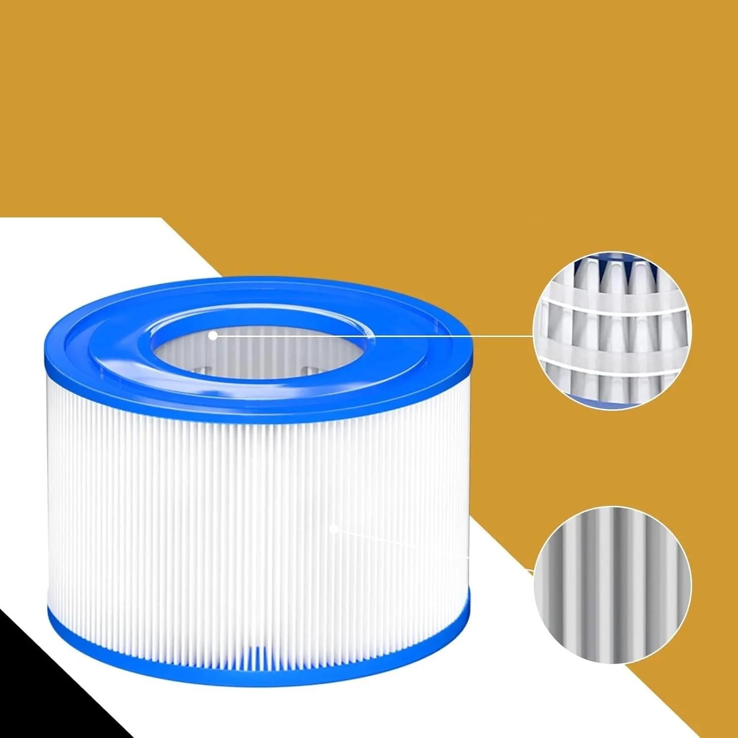 Filtro, Compatibile con Intex PureSpa S1, JA29001 29001E 28403E 28407E 28443E 28453E 28421E 11692 Filtro Vasca Piscina(6pcs)
