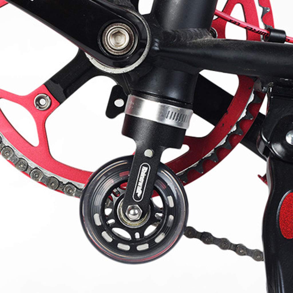 Roue Auxiliaire Pliable Portable Pour Vélo Pliant – Roulette De Transport Ultra Légère Et Robuste